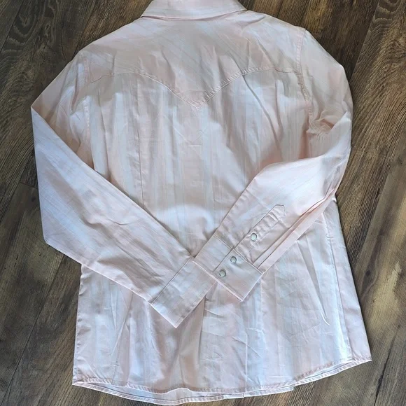 Wrangler Pearl Snap Button Up Western Shirt - Picture 4 of 4